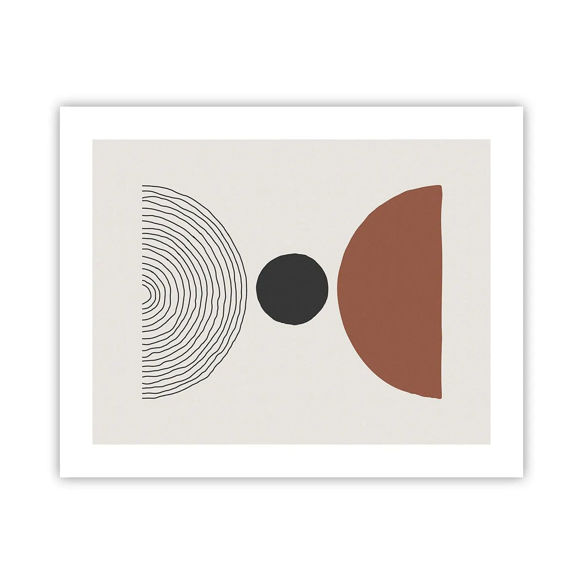 Affiche - Poster - Au centre de l'attention - 50x40 cm