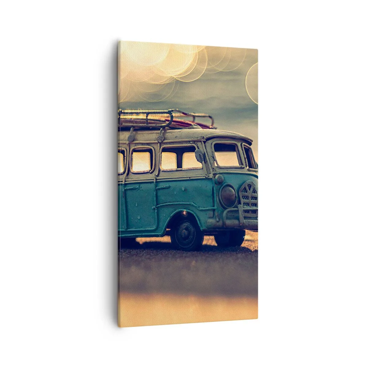 Impression sur toile - Image sur toile - La fin des idoles : argent et travail - 55x100 cm