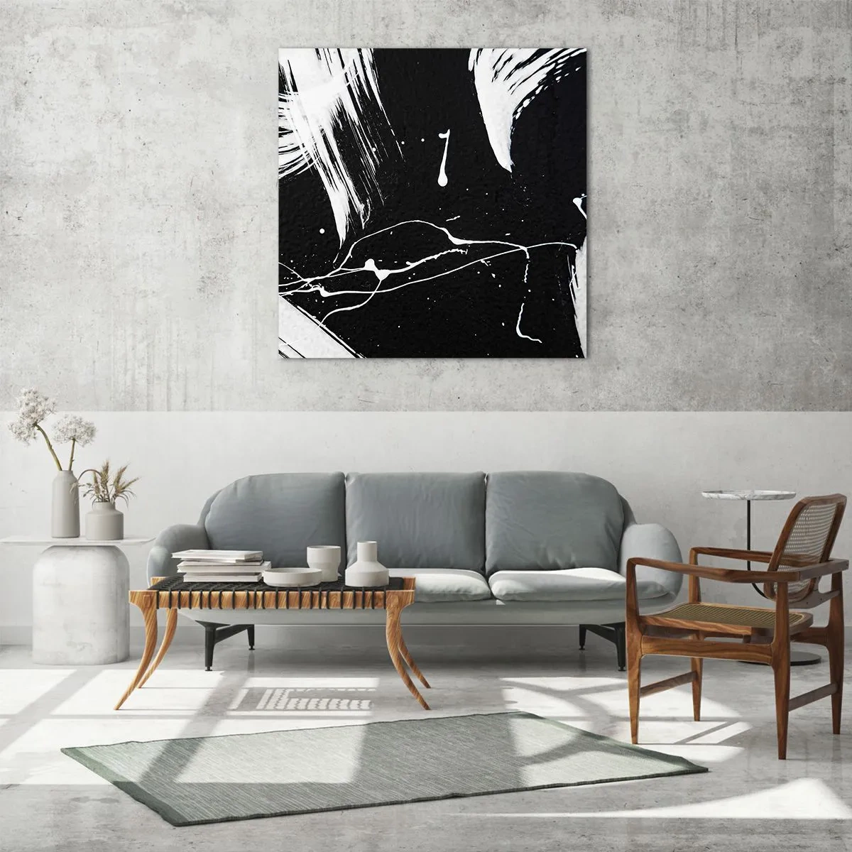 Impression sur verre - Image sur verre - Briser les ténèbres - 30x30 cm