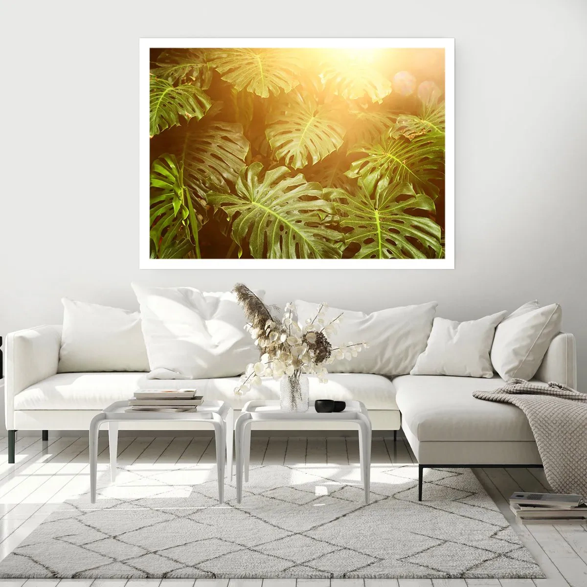 Affiche - Poster - Se fondre dans la verdure - 50x40 cm