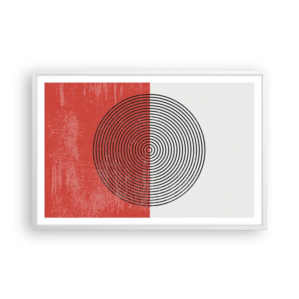 Affiche dans un cadre blanc - Poster - Dans le mille - 91x61 cm