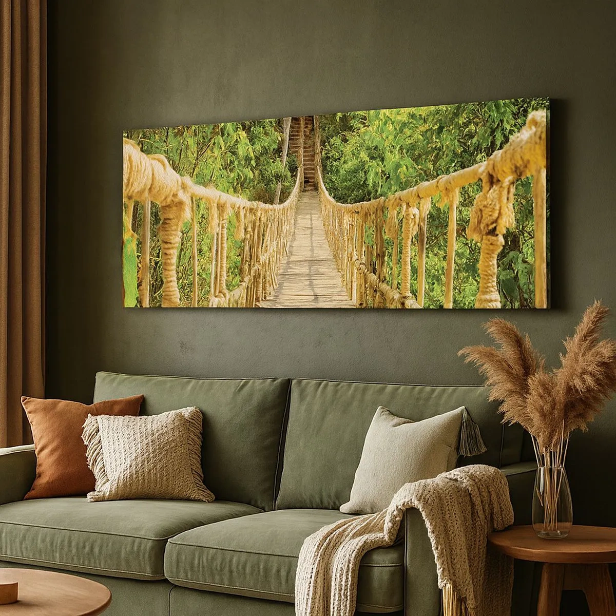 Impression sur toile - Image sur toile - Suspendu dans la nature - 100x40 cm