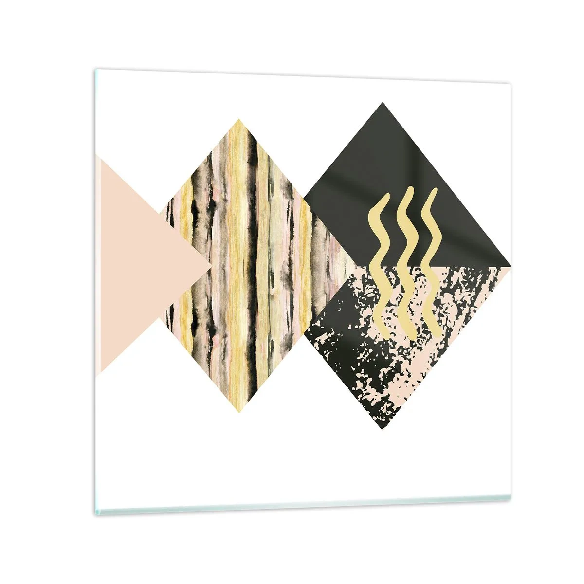 Impression sur verre - Image sur verre - Pas si simple - 30x30 cm