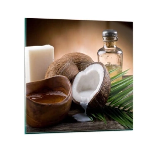 Impression sur verre - Image sur verre - Santé des îles tropicales - 70x70 cm