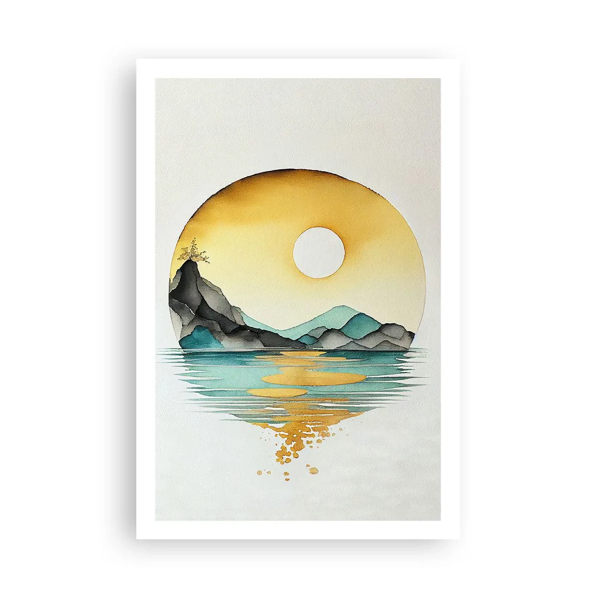 Affiche - Poster - Dans le cercle de la beauté - 61x91 cm