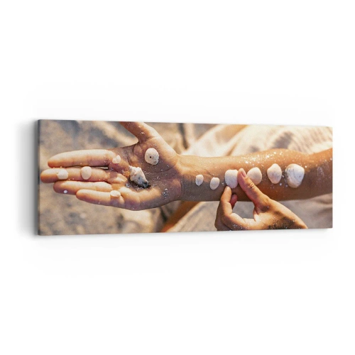 Impression sur toile - Image sur toile - La beauté à portée de main - 90x30 cm