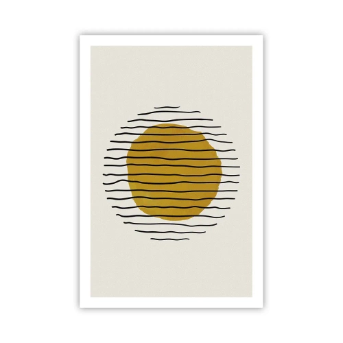 Affiche - Poster - Abstraction tremblante de chaleur - 61x91 cm