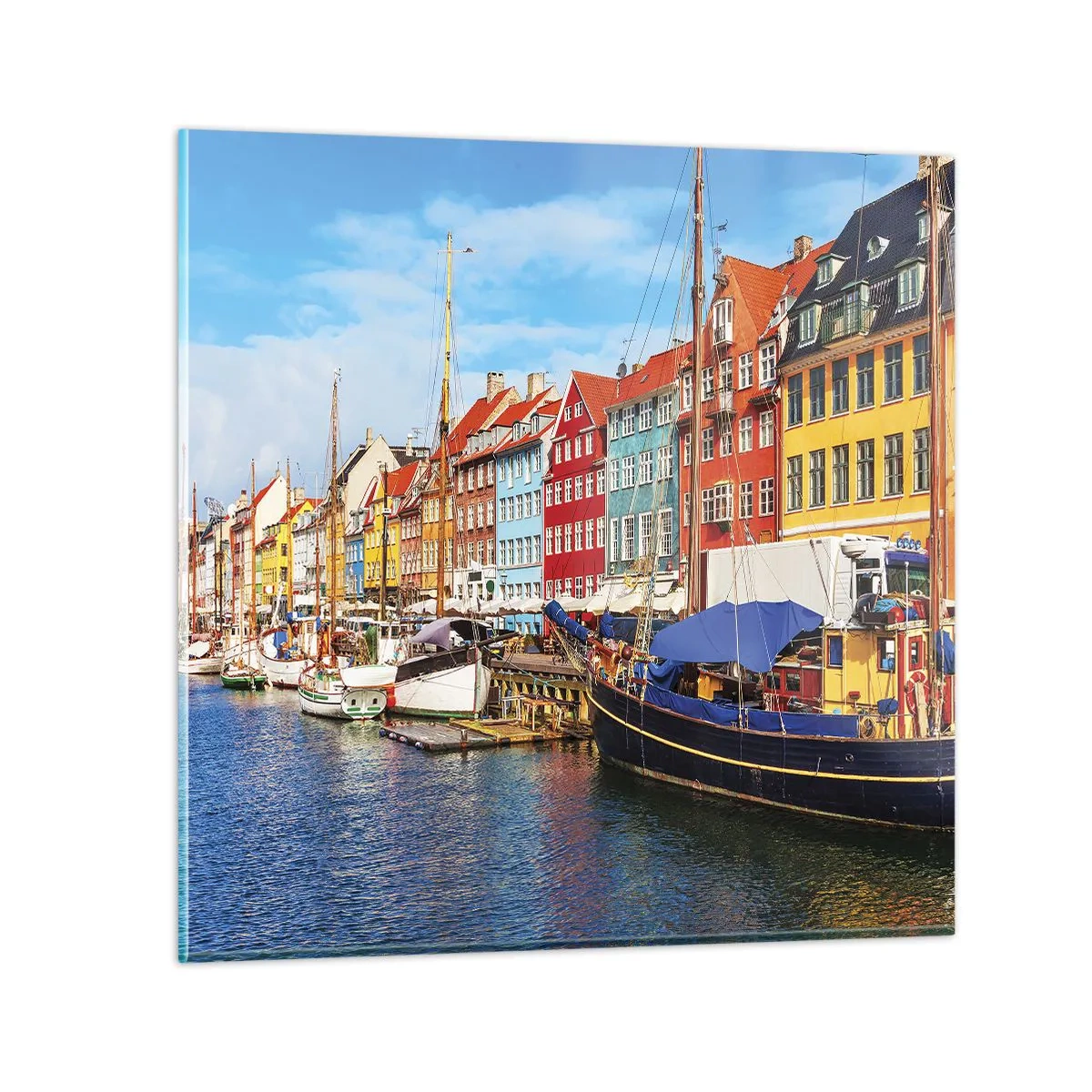 Impression sur verre - Image sur verre - Quai joyeux - 60x60 cm