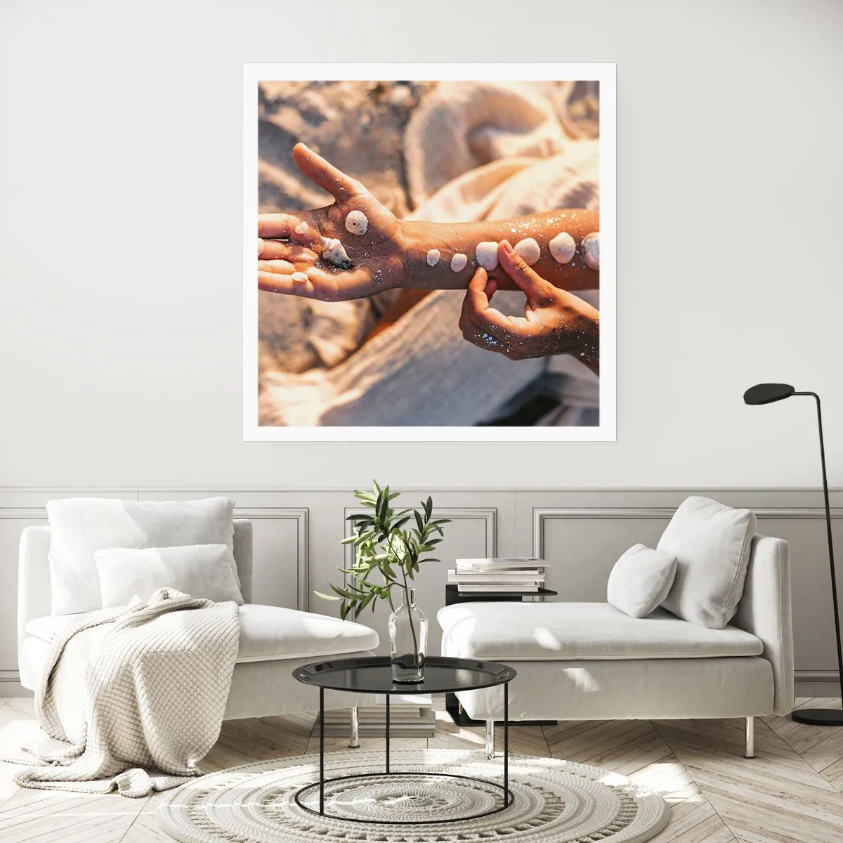 Affiche - Poster - La beauté à portée de main - 50x50 cm