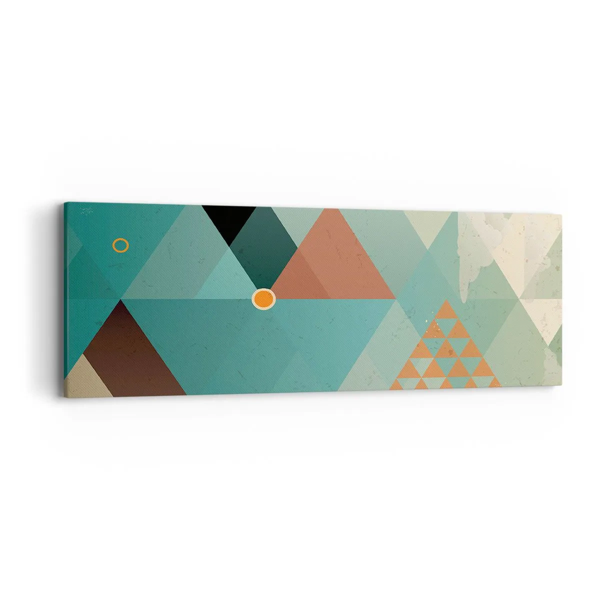 Impression sur toile - Image sur toile - Unité de la multiplicité, multiplicité de l'unité - 90x30 cm