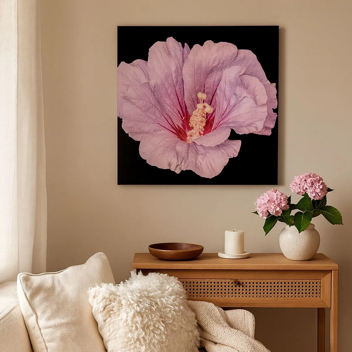 Impression sur toile - Image sur toile - Directement au coeur - 30x30 cm