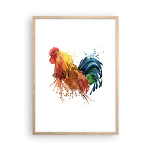 Affiche dans un chêne clair - Poster - Robe royale, fierté royale - 50x70 cm