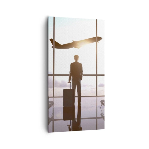 Impression sur toile - Image sur toile - Vous avez le temps, ralentissez - 55x100 cm