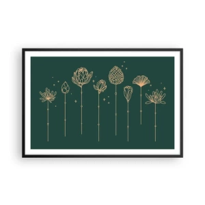 Affiche dans un cadre noir - Poster - La famille Plante - 91x61 cm