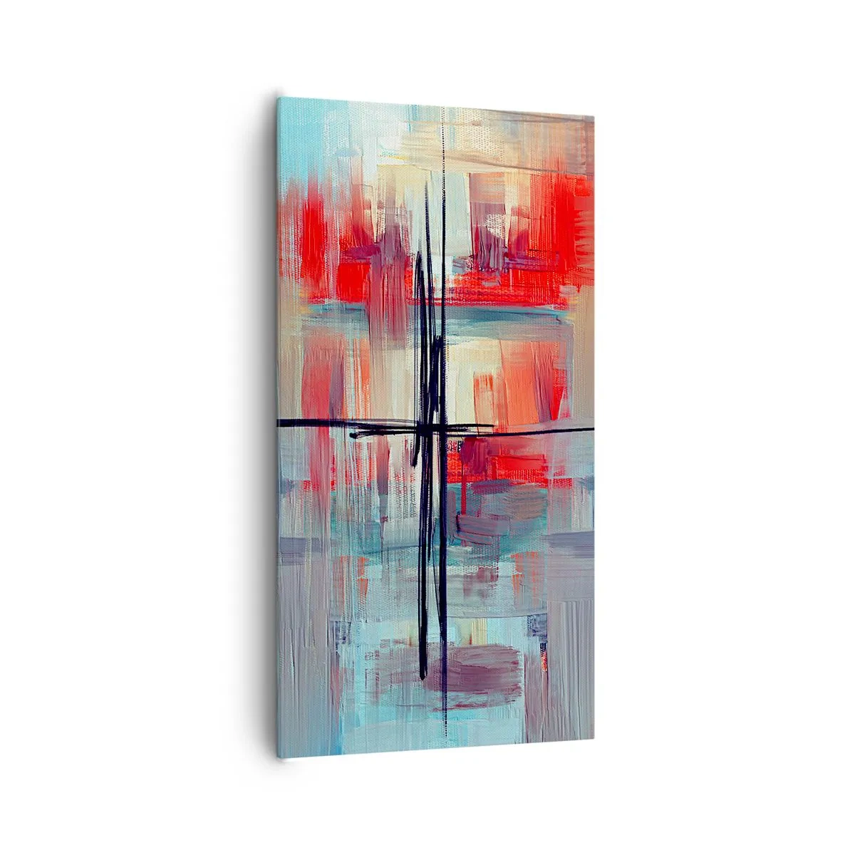 Impression sur toile - Image sur toile - Un paysage dans une dimension inconnue - 65x120 cm