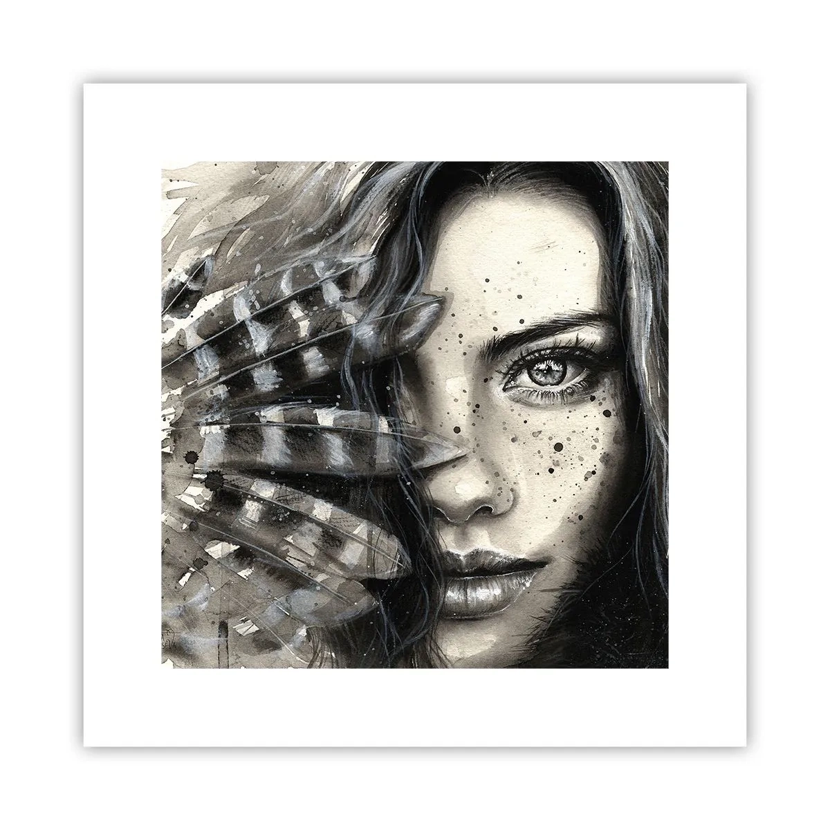 Affiche - Poster - Beauté sauvage - 30x30 cm