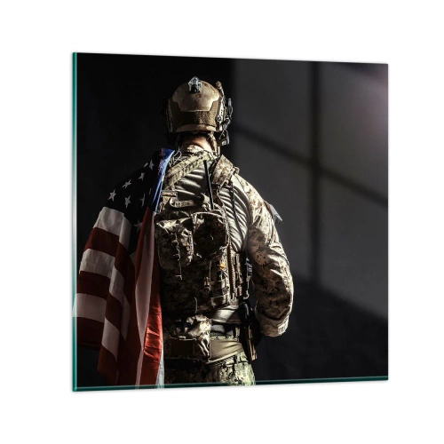 Impression sur verre - Image sur verre - C'est exactement pour ça - 70x70 cm