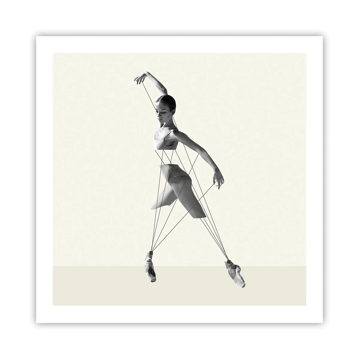 Affiche - Poster - Dans le théatre de la vie - 60x60 cm