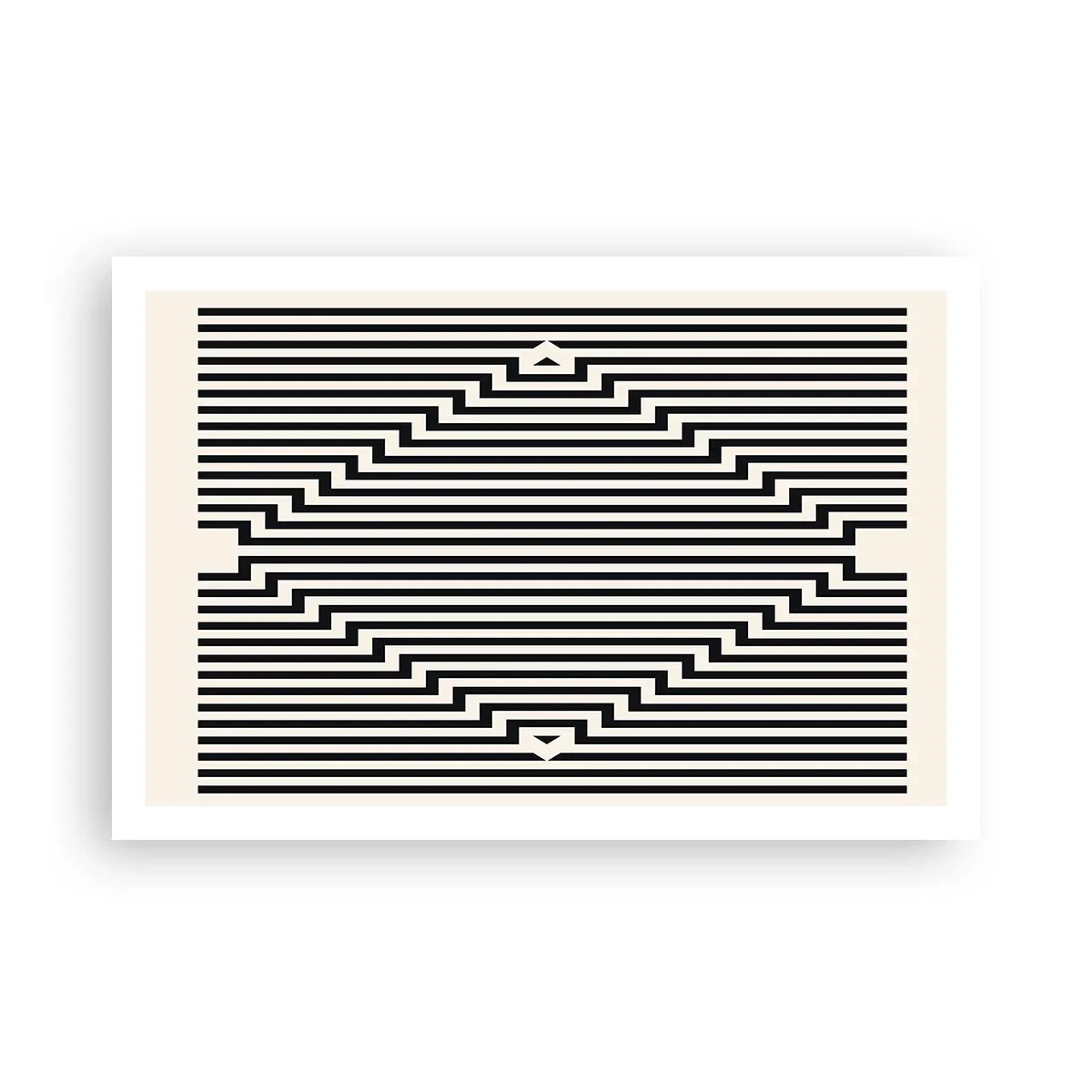 Affiche - Poster - Illusion géométrique - 91x61 cm