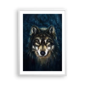 Affiche dans un cadre blanc - Poster - Alpha? Et oméga - 50x70 cm