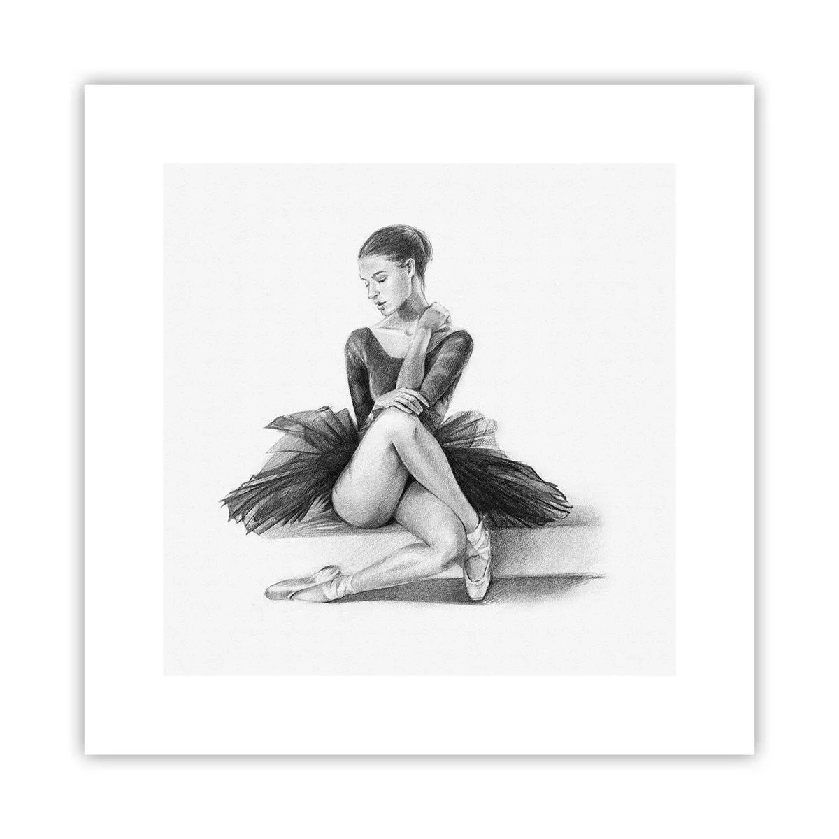 Affiche - Poster - Envoutée par la danse - 30x30 cm
