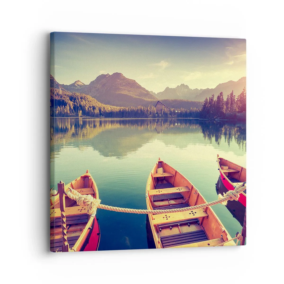 Impression sur toile - Image sur toile - Vivre selon ses règles - 30x30 cm