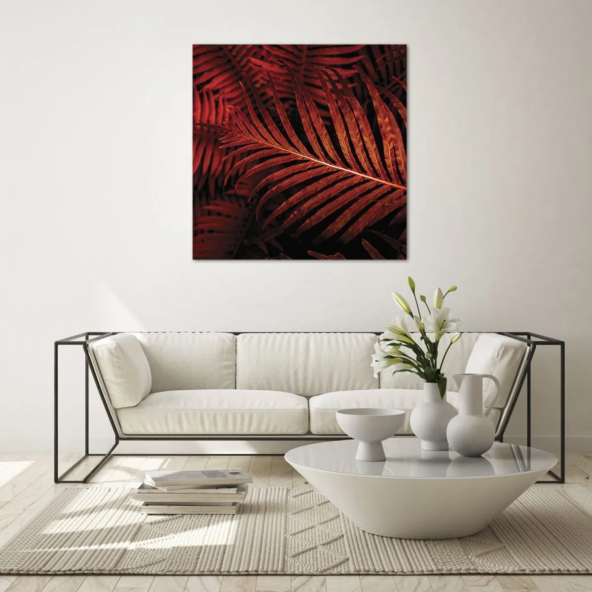 Impression sur verre - Image sur verre - Chaleur de la vie - 60x60 cm