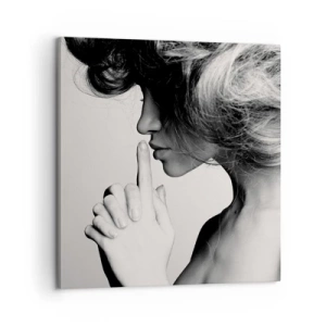 Impression sur toile - Image sur toile - A l'écoute d'elle-même - 60x60 cm