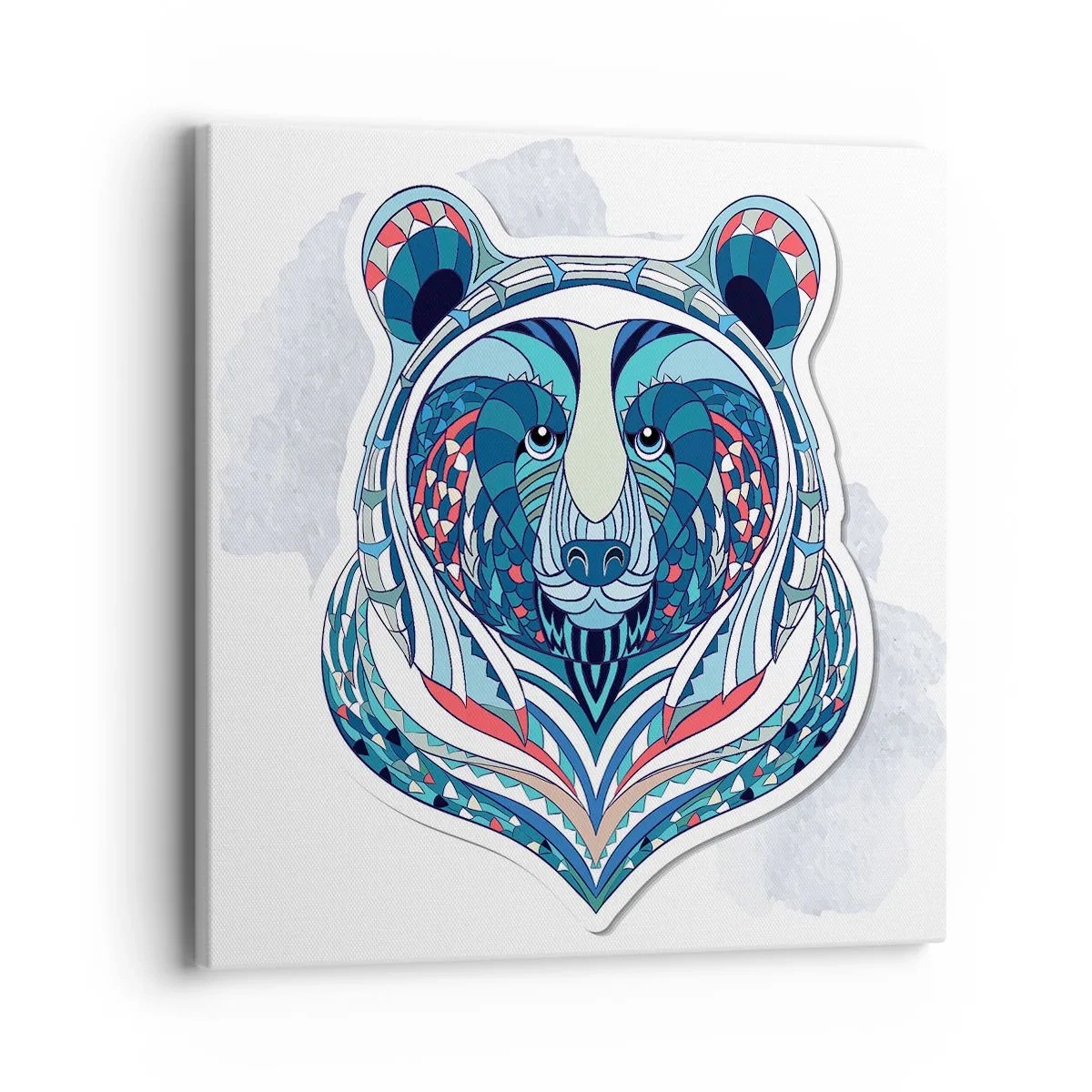 Impression sur toile - Image sur toile - Vive le Groenland ! - 40x40 cm