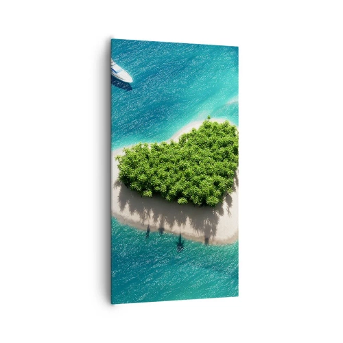 Impression sur toile - Image sur toile - J'aime l'été - 65x120 cm