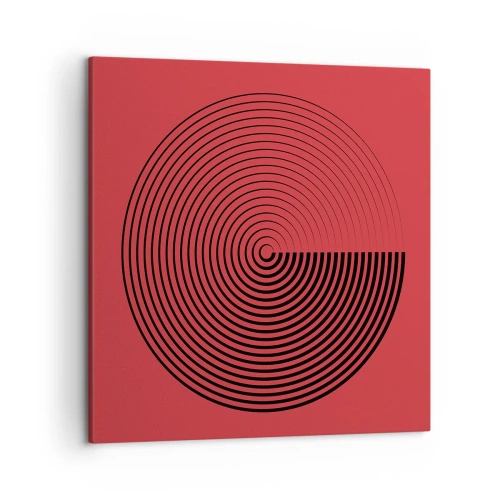 Impression sur toile - Image sur toile - Mouvement circulaire - 50x50 cm