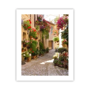 Affiche - Poster - Une inondation de fleurs  - 40x50 cm