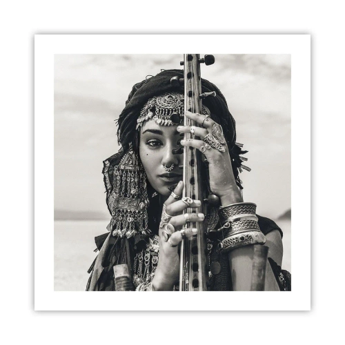 Affiche - Poster - Musique de l'Orient elle-même - 50x50 cm