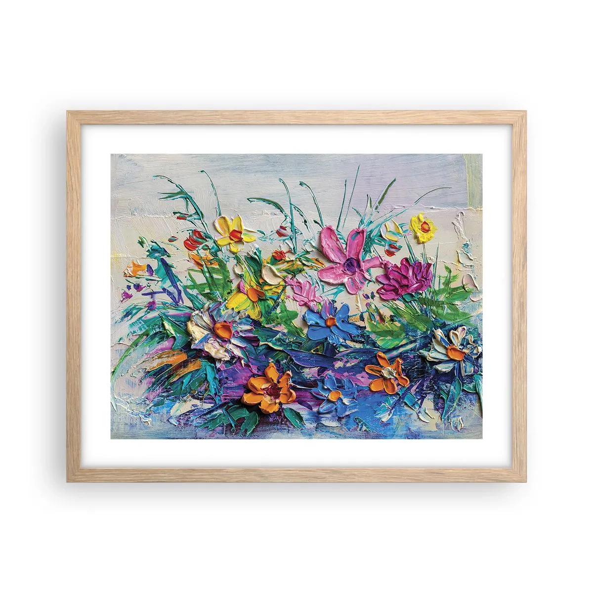 Affiche dans un chêne clair - Poster - Absolument pas une nature morte - 50x40 cm