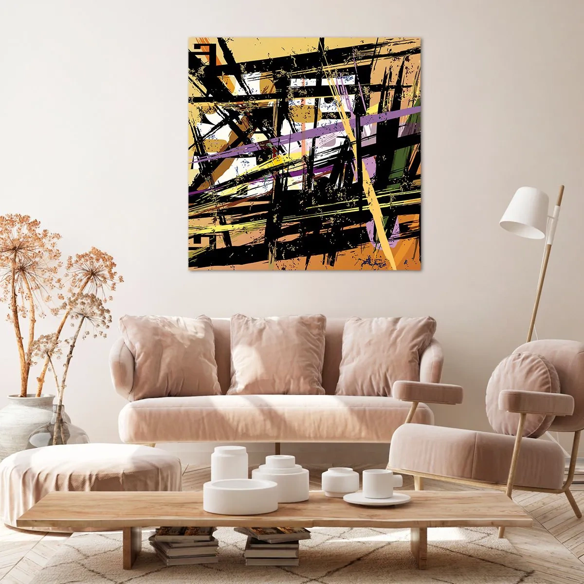 Impression sur toile - Image sur toile - Une coupe nette - 40x40 cm