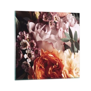 Impression sur verre - Image sur verre - Enveloppé de beauté - 30x30 cm