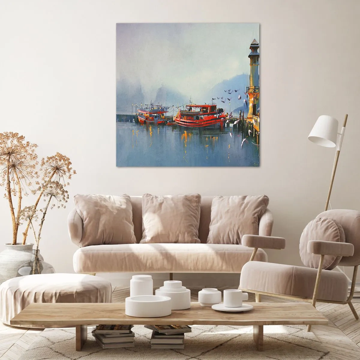 Impression sur toile - Image sur toile - Na końcu świata - 40x40 cm