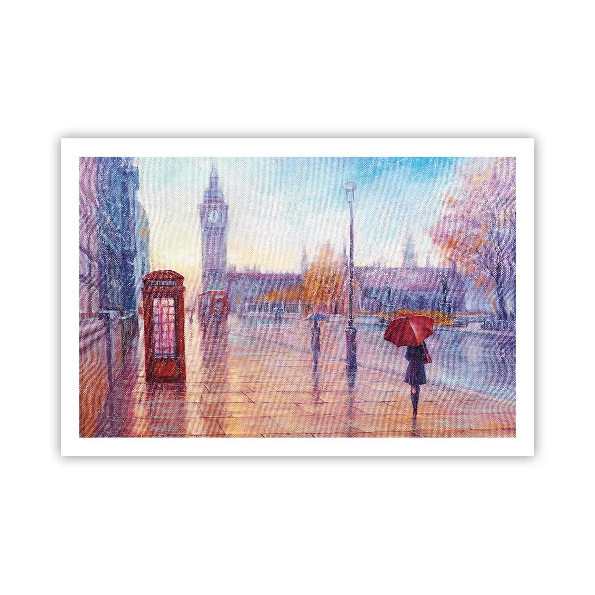Affiche - Poster - Jour automnal londonien - 91x61 cm