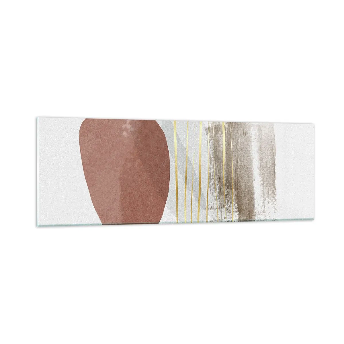 Impression sur verre - Image sur verre - Colonnade abstraite - 90x30 cm