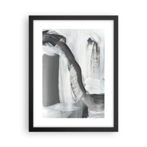 Affiche dans un cadre noir - Poster - Un geste décisif - 30x40 cm