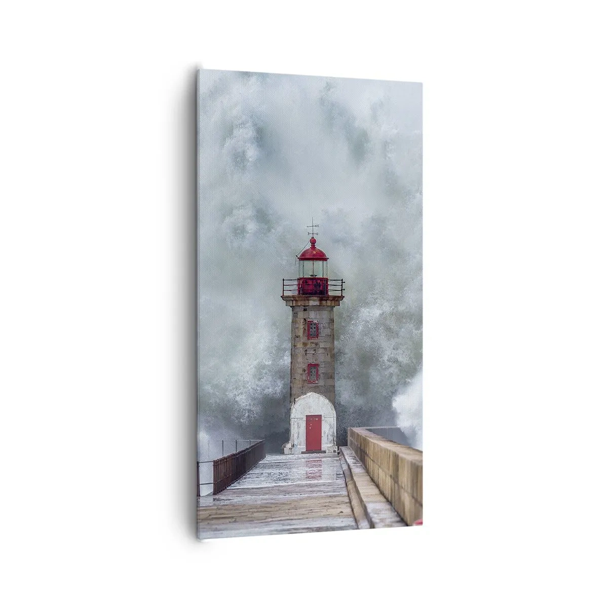 Impression sur toile - Image sur toile - Le rugissement des eaux, le bruit soufflera - 65x120 cm