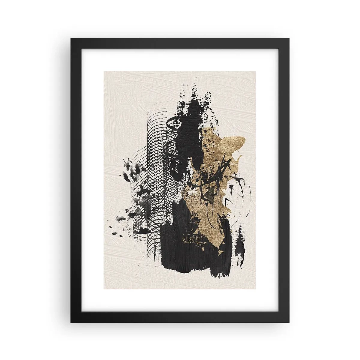 Affiche dans un cadre noir - Poster - Composer avec passion - 30x40 cm