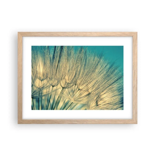 Affiche dans un chêne clair - Poster - En attente du vent - 40x30 cm