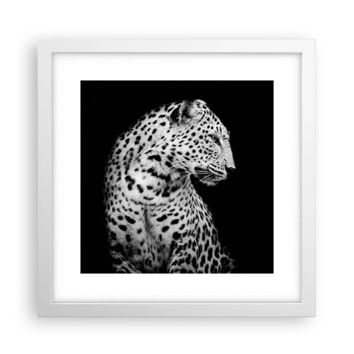 Affiche dans un cadre blanc - Poster - Presque un profil parfait! - 30x30 cm