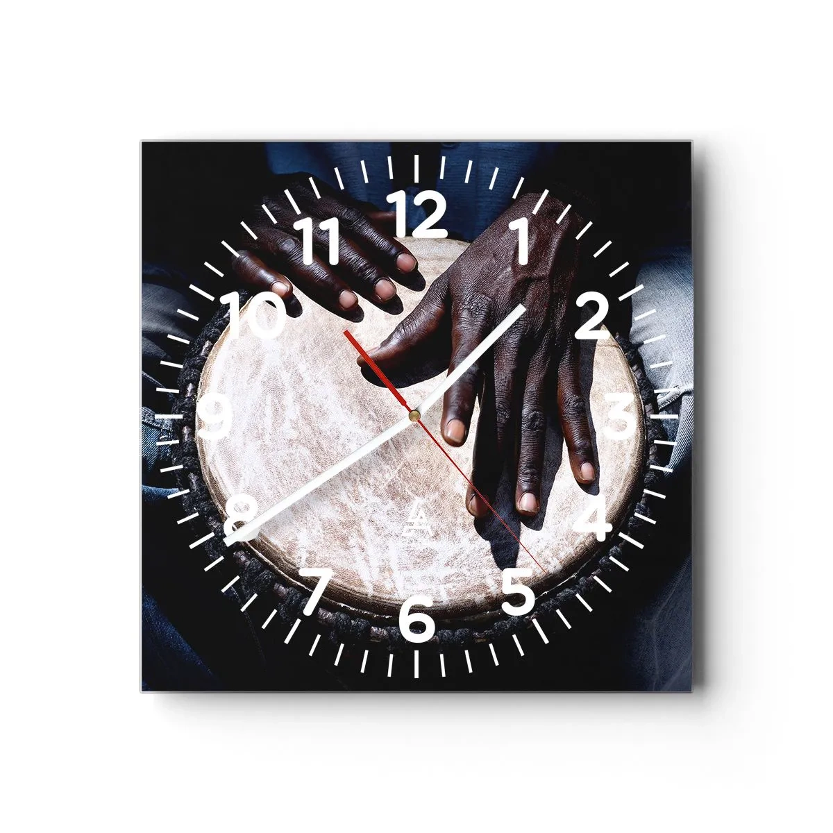 Horloge murale - Pendule murale - Vis à son rythme - 30x30 cm