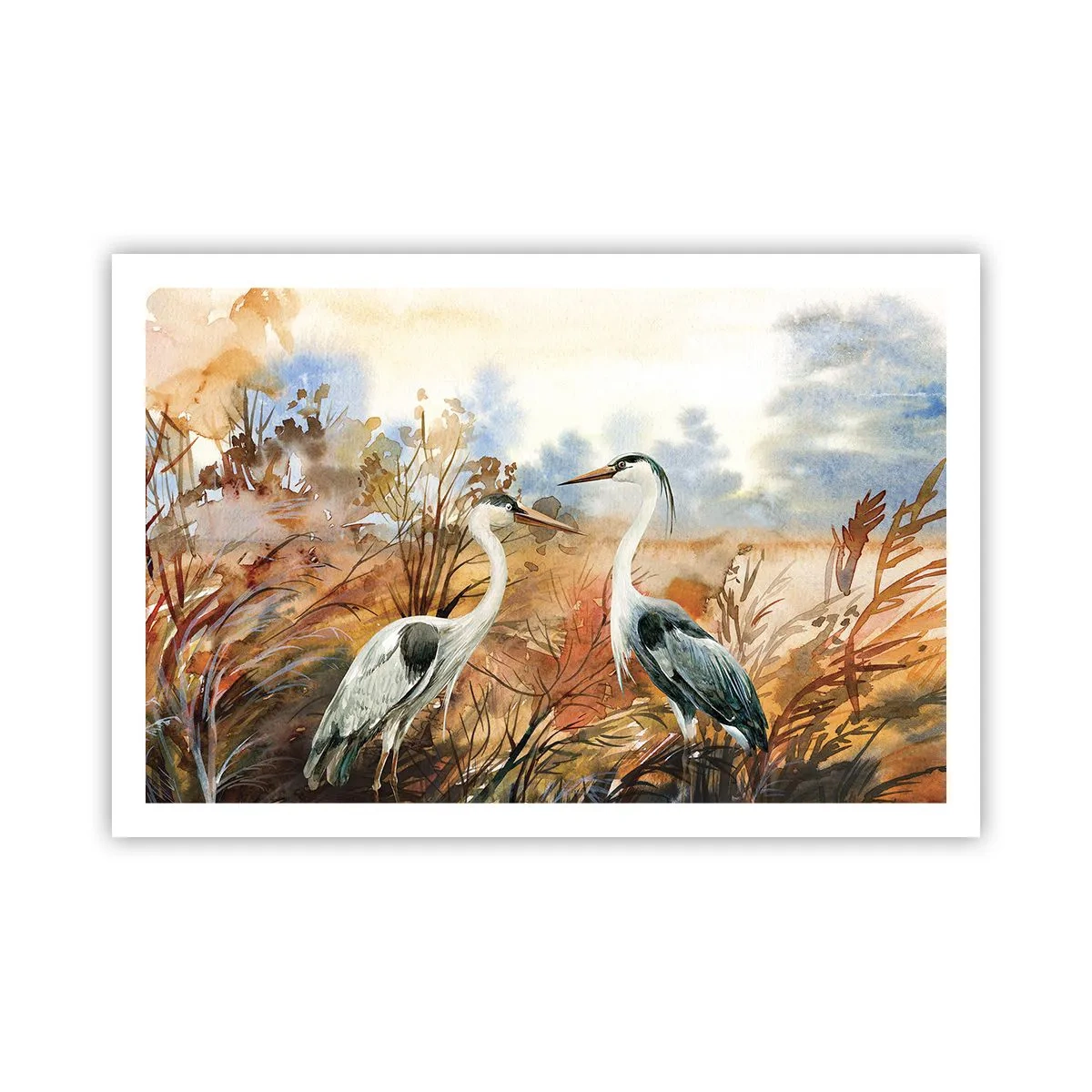 Affiche - Poster - Jusqu'où en automne ? - 91x61 cm