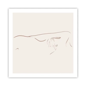 Affiche - Poster - La forme du désir - 60x60 cm