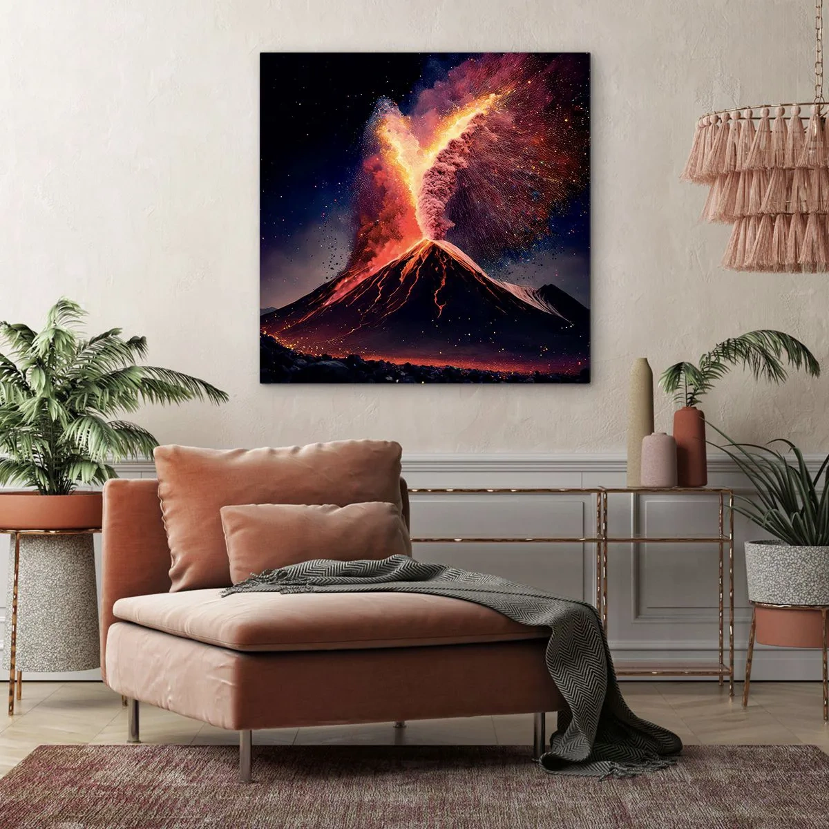 Impression sur toile - Image sur toile - Beauté et horreur - 70x70 cm