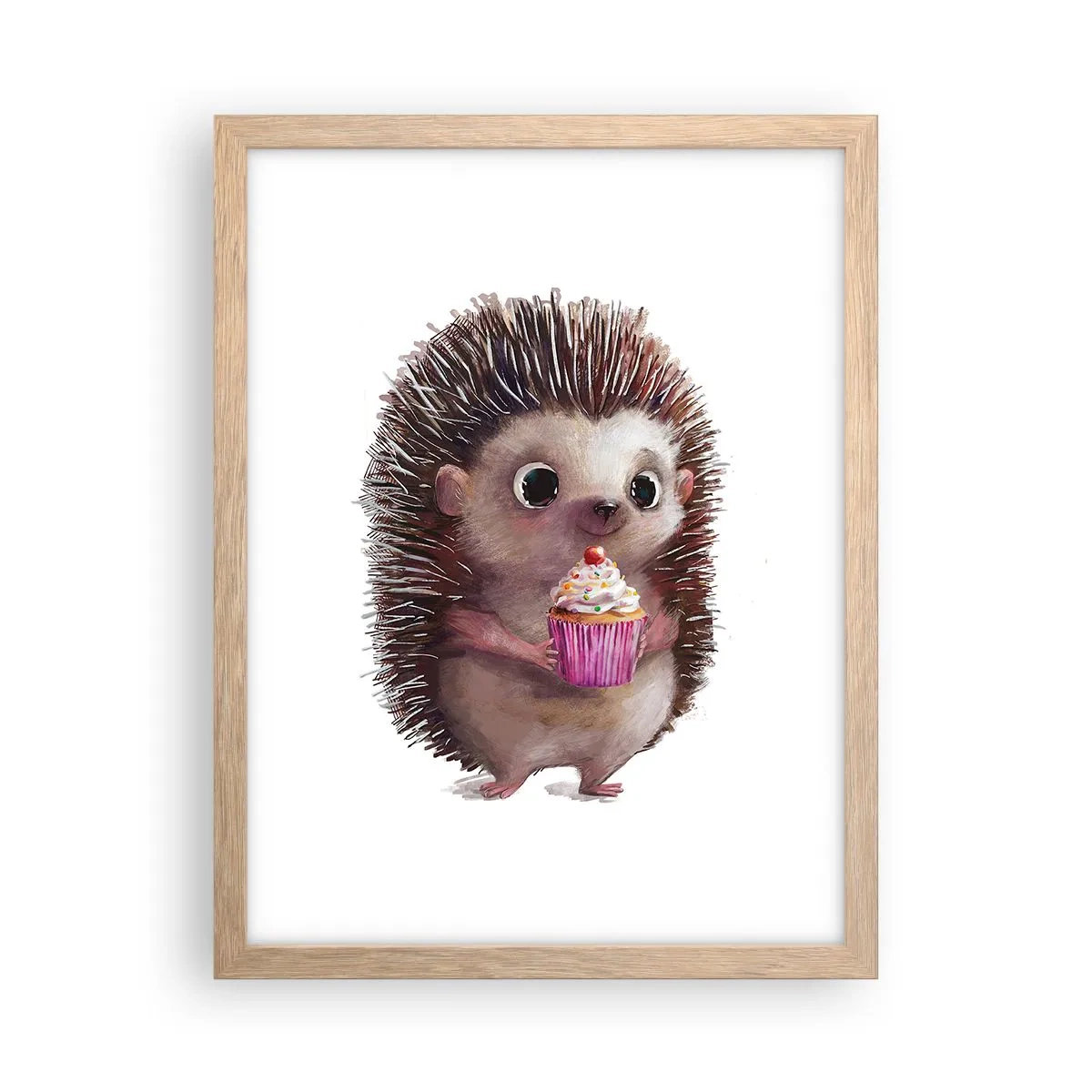 Affiche dans un chêne clair - Poster - La fête c'est tous les jours - 30x40 cm