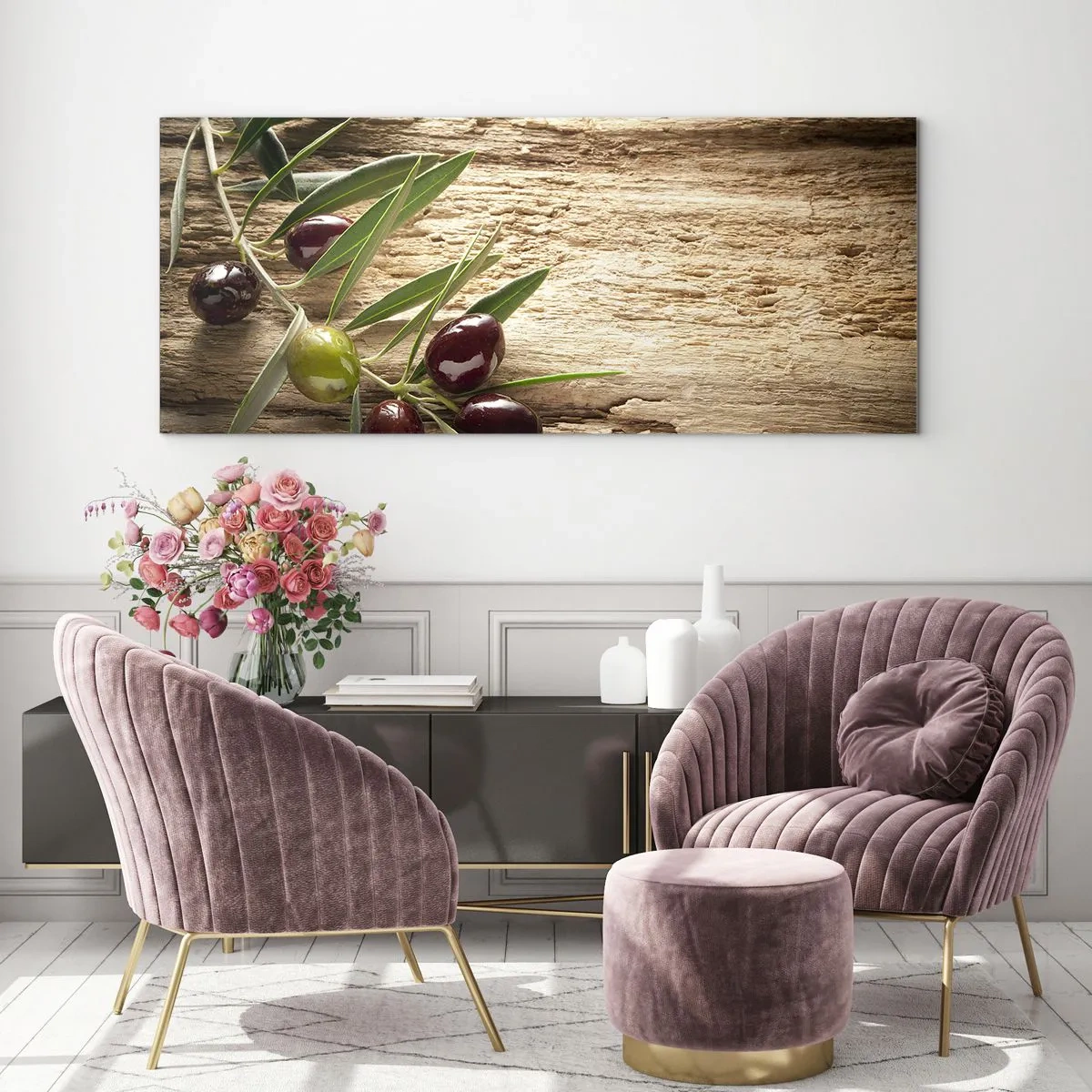 Impression sur verre - Image sur verre - Directement de la nature - 100x40 cm